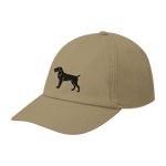 Deutsch Drahthaar Kappe schwarz - personalisierbar mit Hundenamen - www.Worldofdogs.store