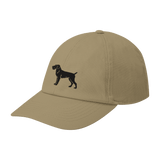 Deutsch Drahthaar Kappe schwarz - personalisierbar mit Hundenamen - www.Worldofdogs.store