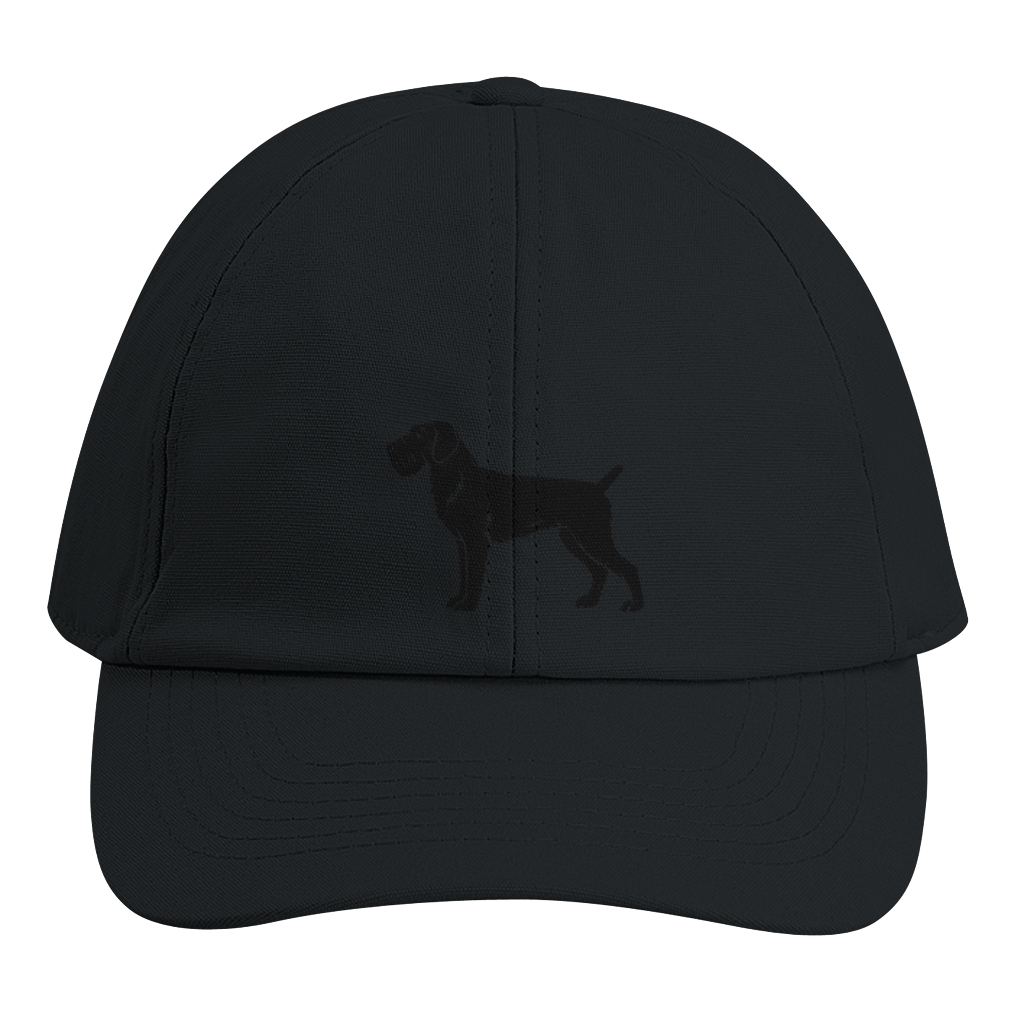 Deutsch Drahthaar Kappe schwarz - personalisierbar mit Hundenamen - www.Worldofdogs.store