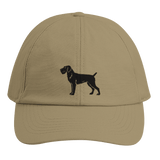 Deutsch Drahthaar Kappe schwarz - personalisierbar mit Hundenamen - www.Worldofdogs.store