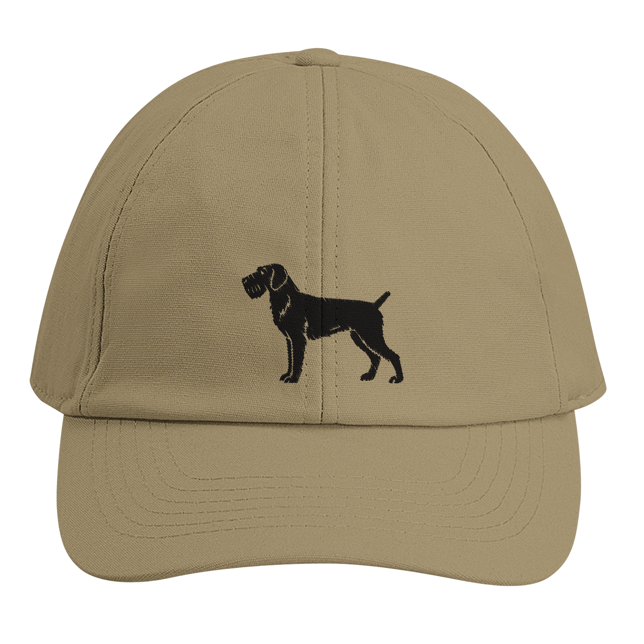 Deutsch Drahthaar Kappe schwarz - personalisierbar mit Hundenamen - www.Worldofdogs.store
