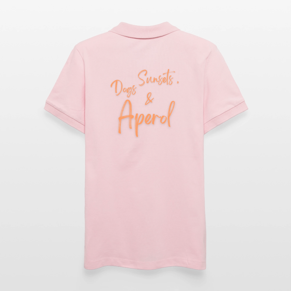 DOGS & APEROL POLO SHIRT - rosa - www.Worldofdogs.store