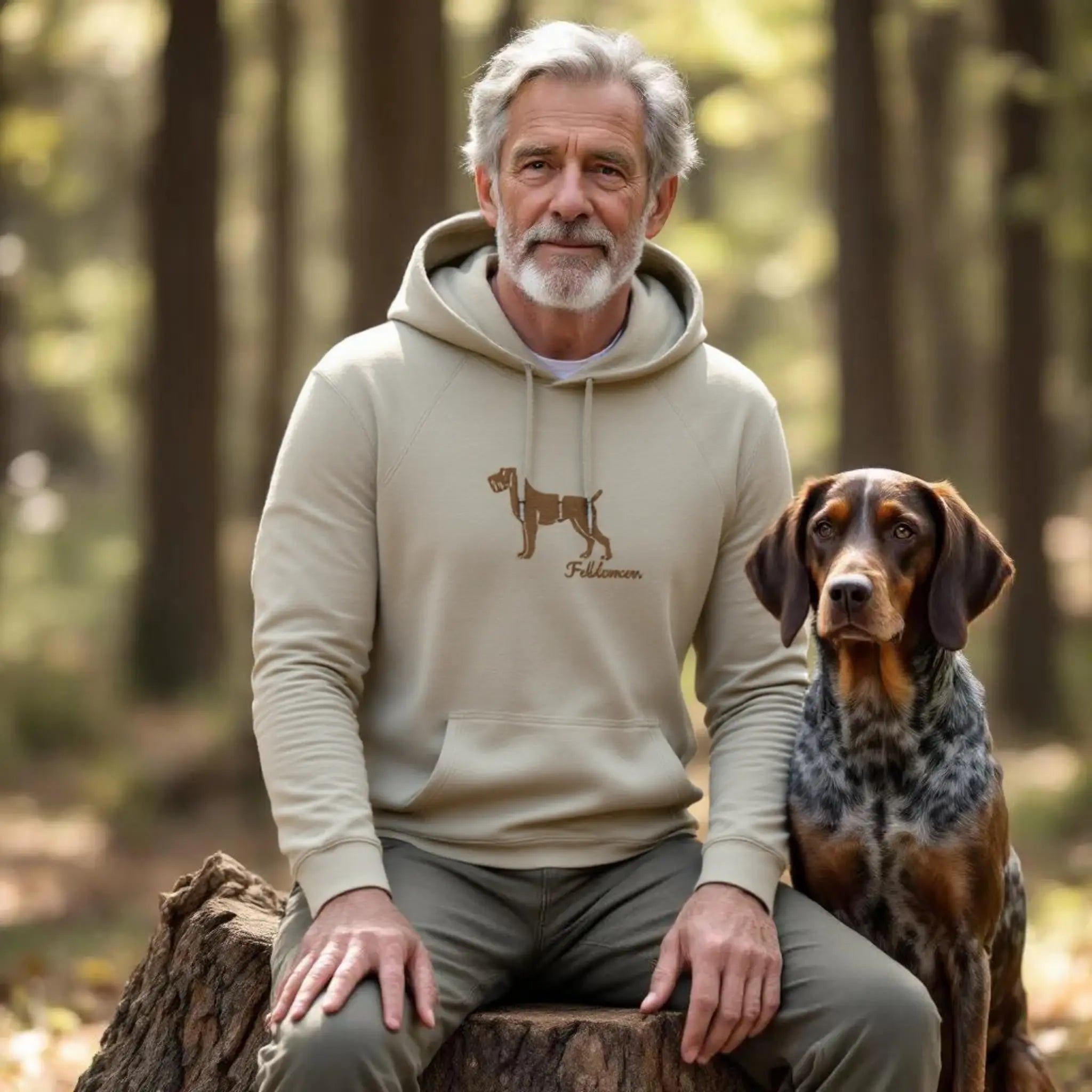 Deutsch Drahthaar Jaghunde Hoodie - world of dogs