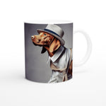 Vizsla im Anzug Tasse 325 ml - www.Worldofvizsla.com