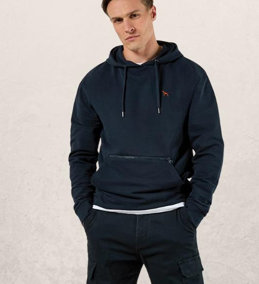 Herren HOODIE mit Reißverschluss Tasche - www.Worldofdogs.store
