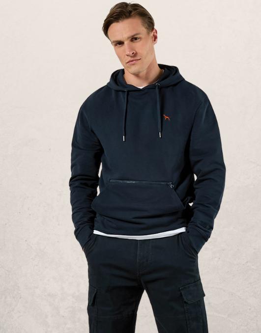 Herren HOODIE mit Reißverschluss Tasche - www.Worldofdogs.store