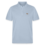 HERREN POLO SHIRT mit Dackellogo - 100 % Bio Baumwolle - www.Worldofdogs.store