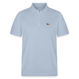 HERREN POLO SHIRT mit Dackellogo - 100 % Bio Baumwolle - www.Worldofdogs.store