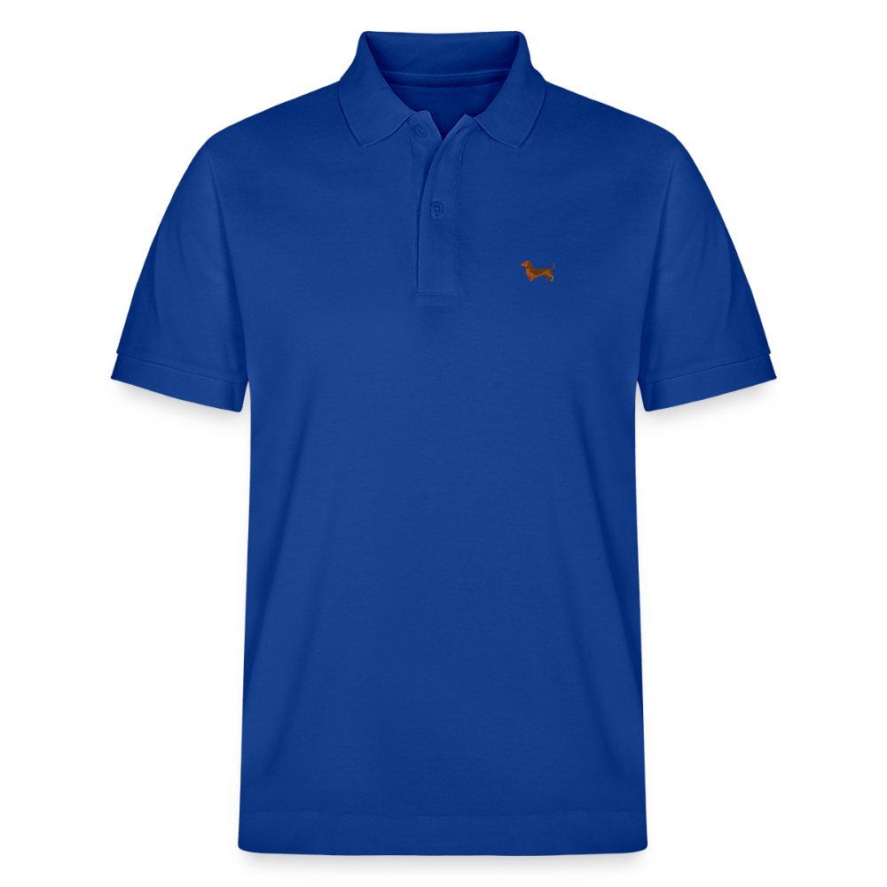 HERREN POLO SHIRT mit Dackellogo - 100 % Bio Baumwolle - www.Worldofdogs.store