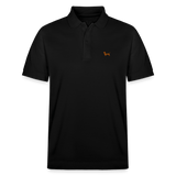 HERREN POLO SHIRT mit Dackellogo - 100 % Bio Baumwolle - www.Worldofdogs.store