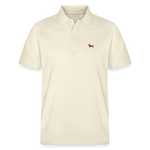 HERREN POLO SHIRT mit Dackellogo - 100 % Bio Baumwolle - www.Worldofdogs.store