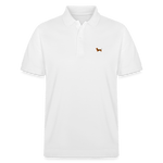 HERREN POLO SHIRT mit Dackellogo - 100 % Bio Baumwolle - www.Worldofdogs.store
