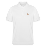 HERREN POLO SHIRT mit Dackellogo - 100 % Bio Baumwolle - www.Worldofdogs.store