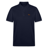 HERREN POLO SHIRT mit Dackellogo - 100 % Bio Baumwolle - www.Worldofdogs.store