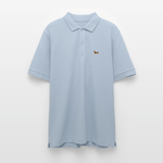 HERREN POLO SHIRT mit Dackellogo - 100 % Bio Baumwolle - www.Worldofdogs.store