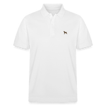 HERREN POLO SHIRT mit Kurzhaarlogo - 100 % Bio Baumwolle - www.Worldofdogs.store