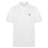 HERREN POLO SHIRT mit Kurzhaarlogo - 100 % Bio Baumwolle - www.Worldofdogs.store