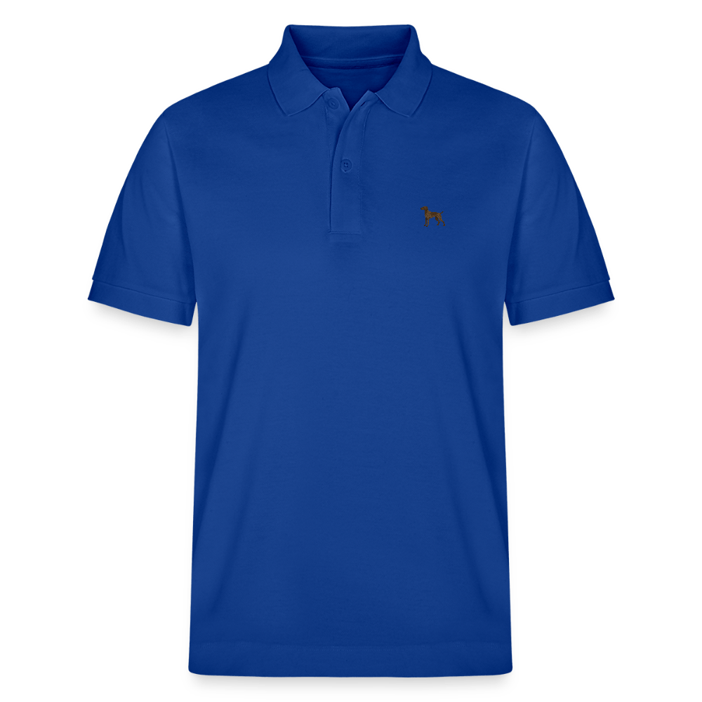 HERREN POLO SHIRT mit Kurzhaarlogo - 100 % Bio Baumwolle - www.Worldofdogs.store