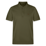 HERREN POLO SHIRT mit Kurzhaarlogo - 100 % Bio Baumwolle - www.Worldofdogs.store