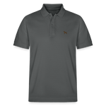 HERREN POLO SHIRT mit Kurzhaarlogo - 100 % Bio Baumwolle - www.Worldofdogs.store