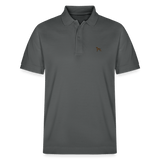 HERREN POLO SHIRT mit Kurzhaarlogo - 100 % Bio Baumwolle - www.Worldofdogs.store