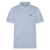 HERREN POLO SHIRT mit Kurzhaarlogo - 100 % Bio Baumwolle - www.Worldofdogs.store