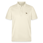 HERREN POLO SHIRT mit Kurzhaarlogo - 100 % Bio Baumwolle - www.Worldofdogs.store