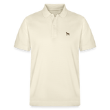 HERREN POLO SHIRT mit Kurzhaarlogo - 100 % Bio Baumwolle - www.Worldofdogs.store