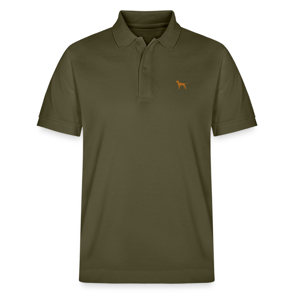 HERREN POLO SHIRT mit Logo - 100 % Bio Baumwolle - www.Worldofdogs.store