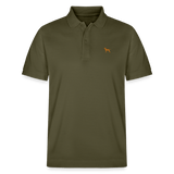 HERREN POLO SHIRT mit Logo - 100 % Bio Baumwolle - www.Worldofdogs.store