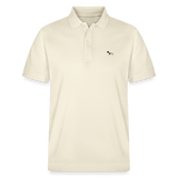 HERREN POLO SHIRT mit Münsterländer Logo - 100 % Bio Baumwolle - www.Worldofdogs.store