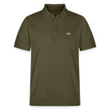 HERREN POLO SHIRT mit Münsterländer Logo - 100 % Bio Baumwolle - www.Worldofdogs.store