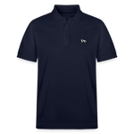 HERREN POLO SHIRT mit Münsterländer Logo - 100 % Bio Baumwolle - www.Worldofdogs.store