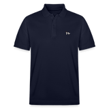 HERREN POLO SHIRT mit Münsterländer Logo - 100 % Bio Baumwolle - www.Worldofdogs.store