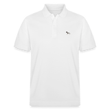 HERREN POLO SHIRT mit Münsterländer Logo - 100 % Bio Baumwolle - www.Worldofdogs.store