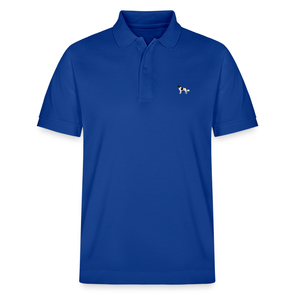 HERREN POLO SHIRT mit Münsterländer Logo - 100 % Bio Baumwolle - www.Worldofdogs.store