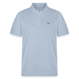 HERREN POLO SHIRT mit Münsterländer Logo - 100 % Bio Baumwolle - www.Worldofdogs.store