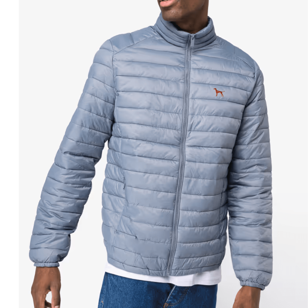 Herren Steppjacke mit Stickerei - www.Worldofdogs.store