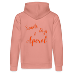 Hoodie „Sunset • Dogs • Aperol“ – Kuscheliges Must - have für Hundemenschen - www.Worldofdogs.store