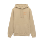 beiger hoodie mit druck