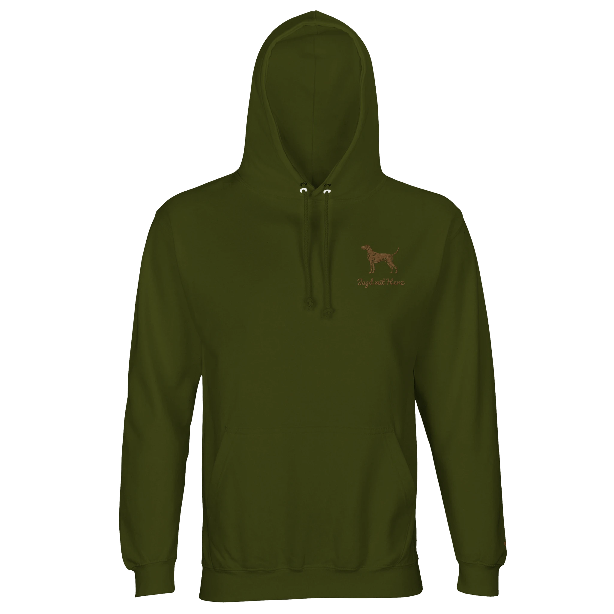 Jagdhund Hoodie – personalisiert mit Stickerei & Hundenamen - www.Worldofdogs.store