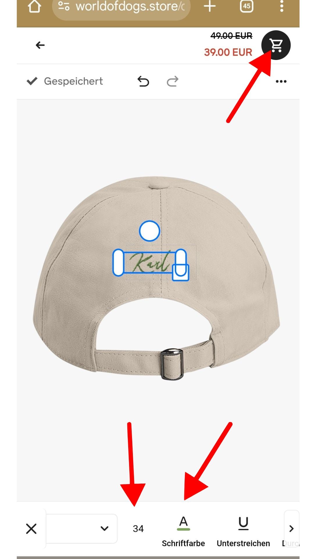 Jagdhunde Kappe - www.Worldofdogs.store