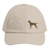 beige Hundekappe mit stickerei
