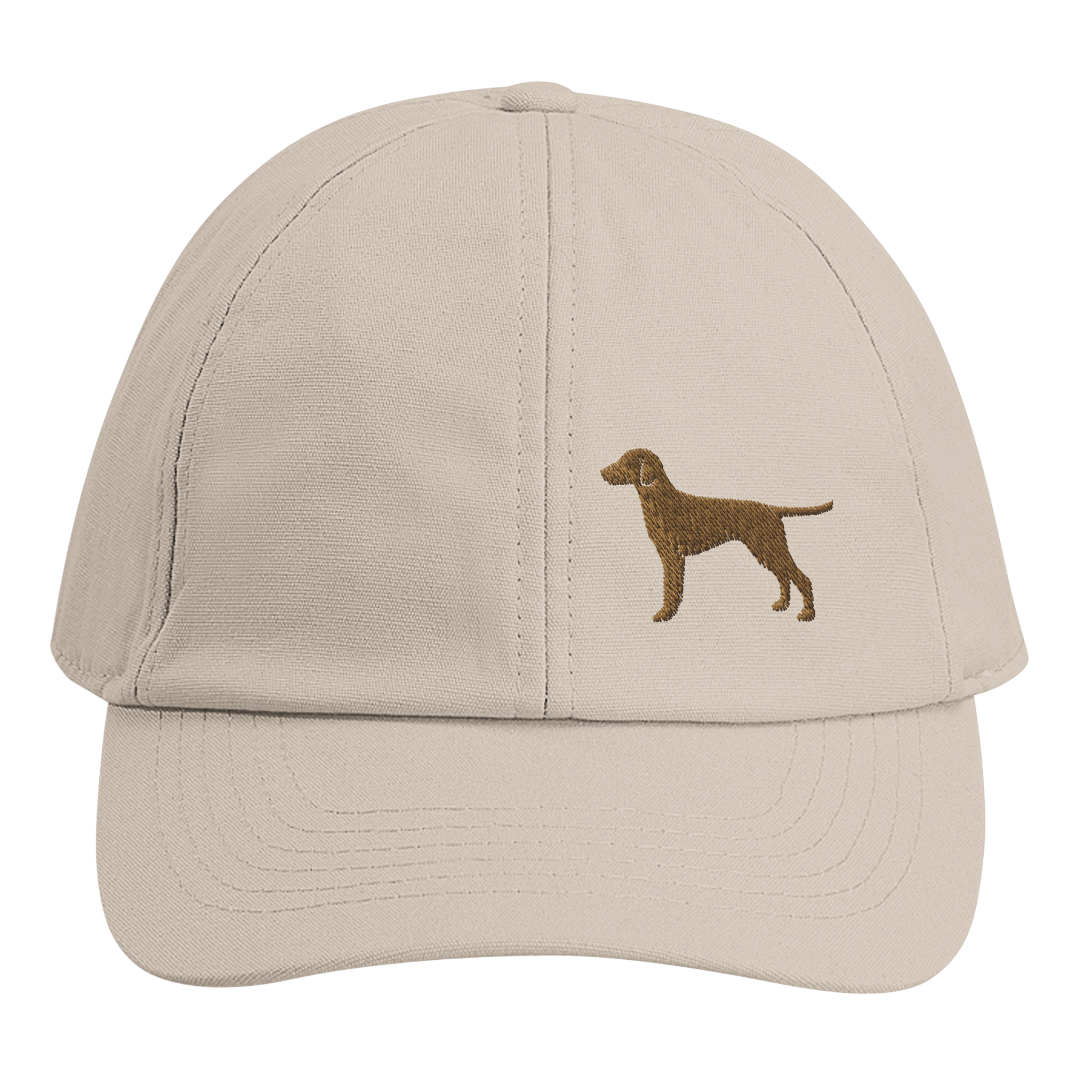 beige Hundekappe mit stickerei