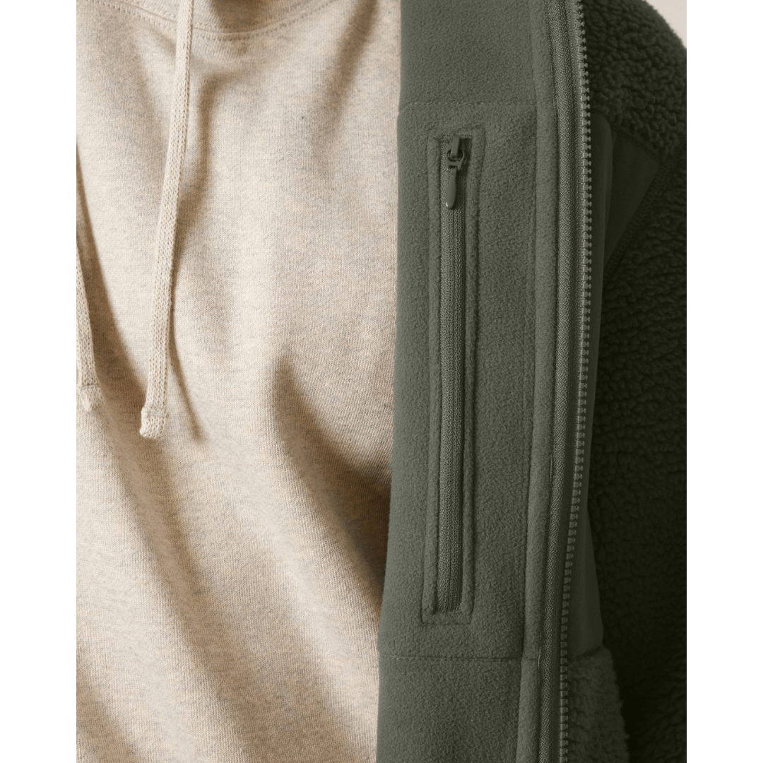 Sherpa Jacke Khaki - www.Worldofdogs.store