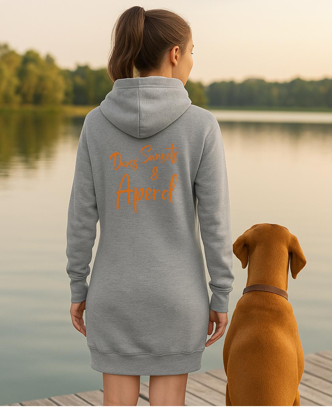 SUNSET, DOGS & APEROL - Hoodie - Kleid - www.Worldofdogs.store