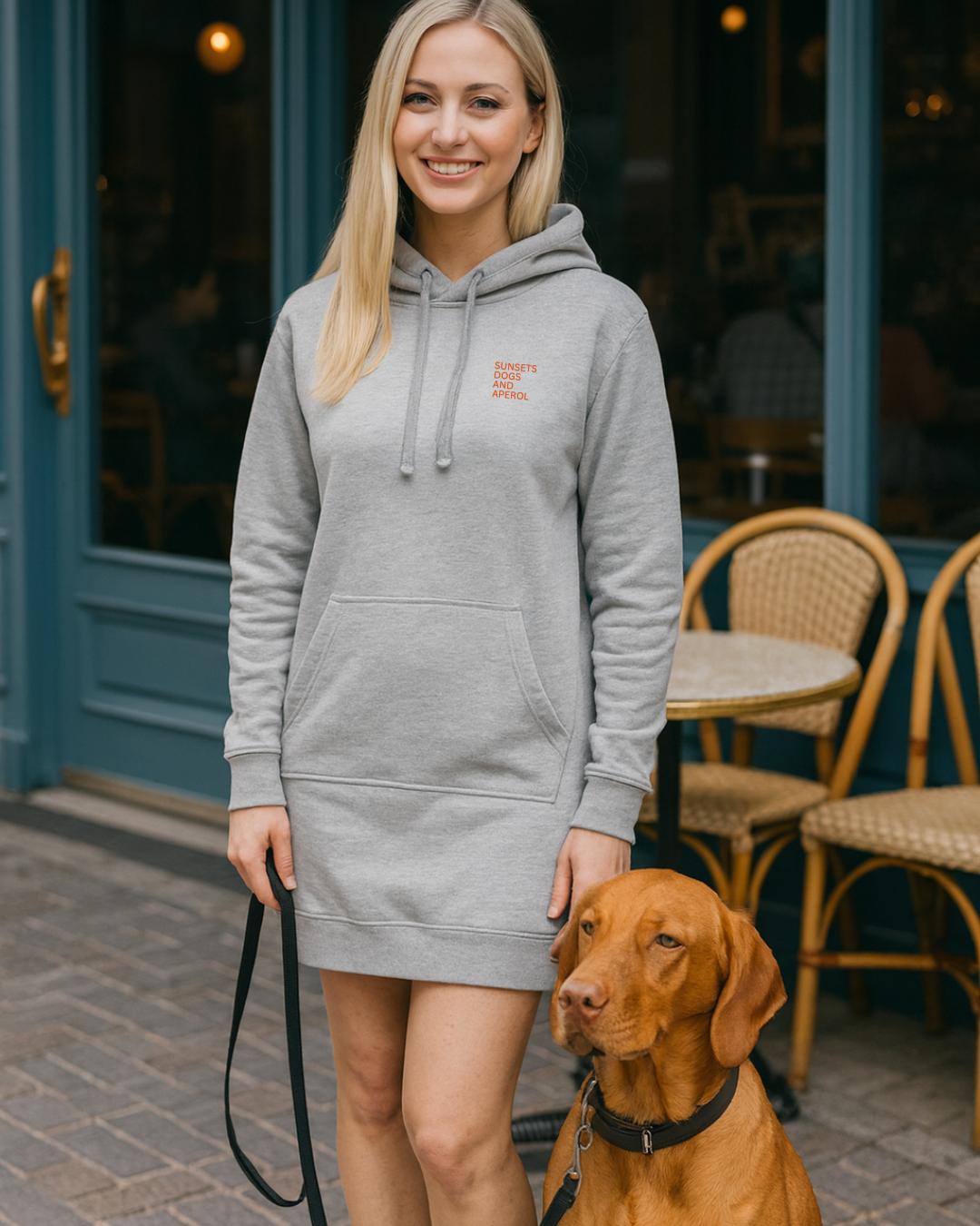 SUNSET, DOGS & APEROL - Hoodie - Kleid - www.Worldofdogs.store