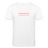 T-Shirt „Freunde und Hunde – das Rezept für Glück“ - www.Worldofdogs.store