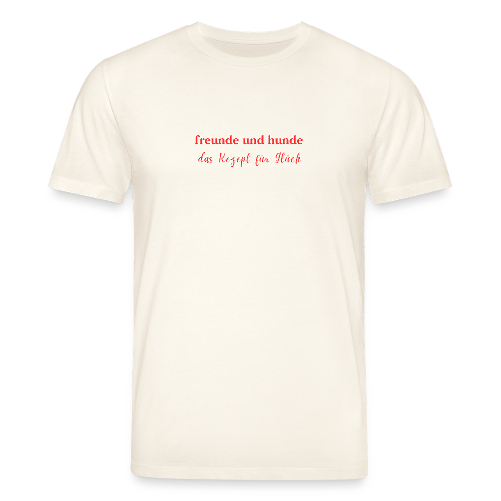 T-Shirt „Freunde und Hunde – das Rezept für Glück“ - www.Worldofdogs.store
