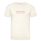 T-Shirt „Freunde und Hunde – das Rezept für Glück“ - www.Worldofdogs.store